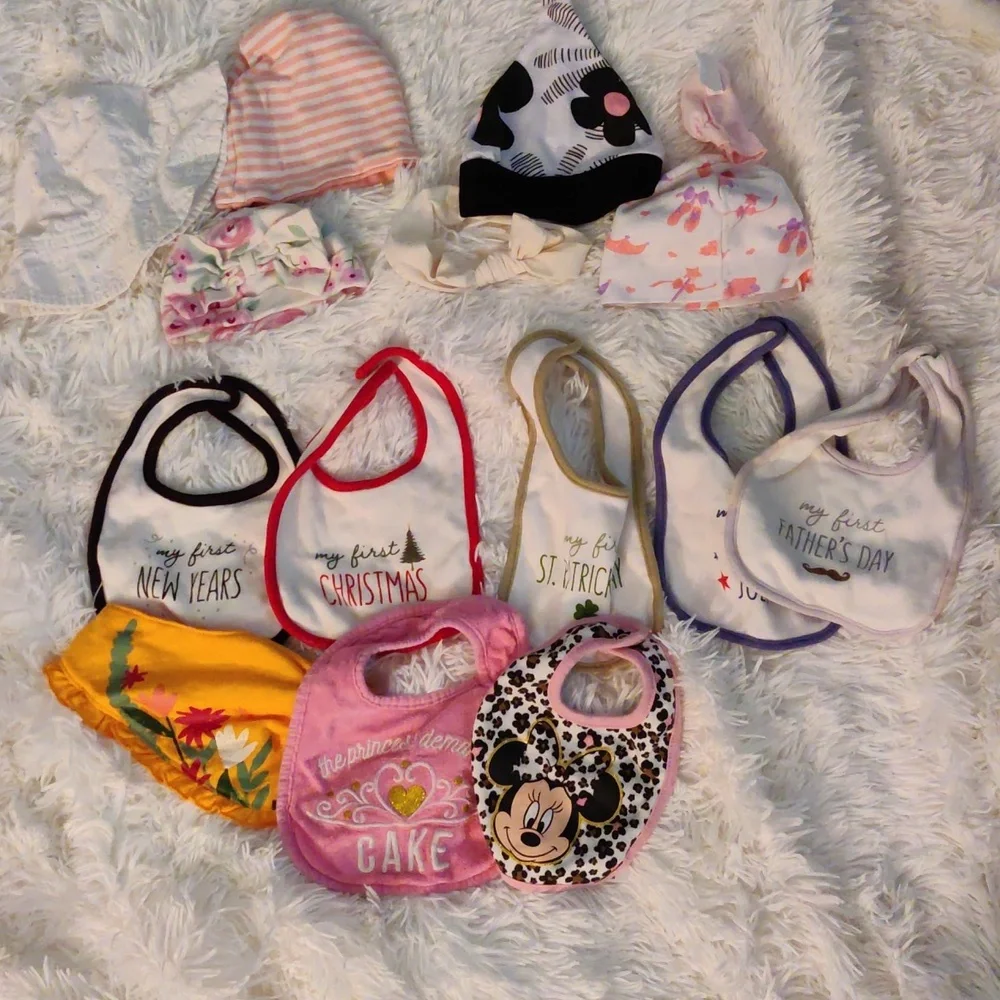 Baby Accessories. Mostly Bibs